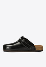 Valentino Fussfriend Leather Mules Black 5Y2S0I34JTBYVN_74005