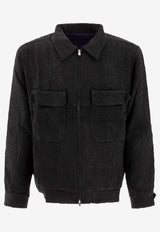 Needles Sport Jacquard Jacket Black PU132B-BLACK_74139