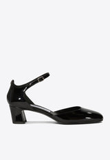 Jimmy Choo Pixie 45 Leather Pumps PIXIE/BH 45PZBBLACK/CRYSTAL_74207 Black