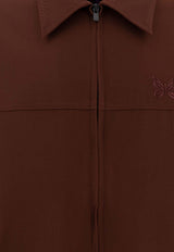 Needles Sport Zipped Overshirt Brown PU212C-BROWN_74225