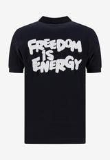 Comme Des Garçons X Fred Perry Printed Polo T-shirt Navy FN-T501B-W24NAVY_74237