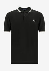 Comme Des Garçons Shirt X Fred Perry Strong Will Polo T-shirt Green FN-T502-W24GREEN_74251