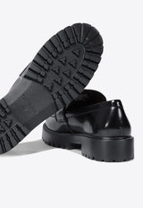 Tory Burch Classic Lug Calf Leather Loafers Black 163948006_74302