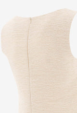 Loulou Studio Maley Mini Dress Beige MALEYIVORY_74346