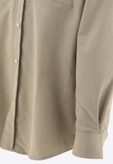 Our Legacy Frontier Buttoned Shirt Green M4242FLLUCID PISTACHIO RURAL WOOL_74418