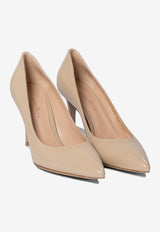 Gianvito Rossi Gianvito 85 Nappa Leather Pumps Sand G2458085RICSAND_74479