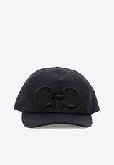 Ferragamo Gancini-Embroidered Baseball Cap 0751009_74667