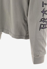 Brain Dead Bio Dog Long-Sleeved T-shirt Green F24T01004089SEAGRASS_74707