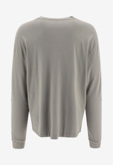 Brain Dead Bio Dog Long-Sleeved T-shirt Green F24T01004089SEAGRASS_74707