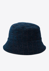 Ferragamo Gancini Monogram Bucket Hat Blue 0780656_74739