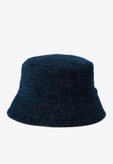 Ferragamo Gancini Monogram Bucket Hat Blue 0780656_74739