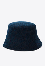 Ferragamo Gancini Monogram Bucket Hat Blue 0780656_74739