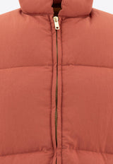 Beams Plus Zip-Up Padded Vest Red 3806011213945_74787