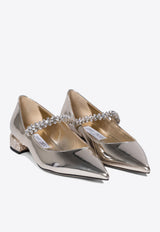 Jimmy Choo Bing Crystal-Strap Ballerina Flats BING PUMP FLATJBZGOLD/SAND_74956 Gold
