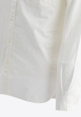 Beams Plus Classic Buttoned Shirt White 3811001113901_74964