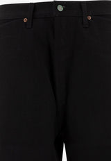 Brain Dead Logo Patch Straight Jeans Black P24B08004138SOLID BLACK_74814