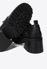 GANNI Feminine Buckle Platform Loafers S2854099_75074 Black