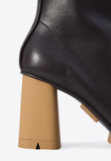 Bottega Veneta Shore 90 Leather Ankle Boots Fondant 796507V4PS02113_75174