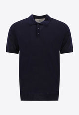 Golden Goose DB Wool Knit Polo T-shirt Blue GMP01412P00104150501_75229