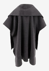 Toteme Double-Scarf Wool Poncho Gray 251-WRO4321-FB0006020_75259