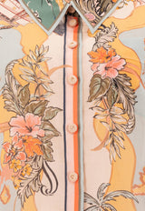 Zimmermann Tallow Short-Sleeved Shirt 1785TRS253NAUMP_75223