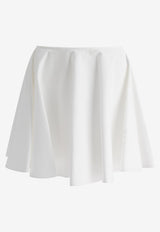 Givenchy Flared Mini Skirt White BW40XUG1ZE100_75343