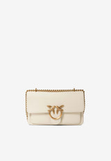 PINKO Mini Love One Crossbody Bag Ivory 104528A29QZ14Q_75608