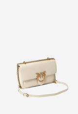 PINKO Mini Love One Crossbody Bag Ivory 104528A29QZ14Q_75608