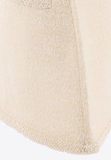 Self-Portrait Pearl Embellished Mini Bouclé Skirt Cream RS25-164SK-CCREAM_75622