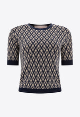 Valentino Toute La V Knitted Top 6B3KC62X92MR0H_75597
