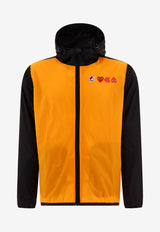 Comme Des Garçons Play X K-Way Logo Print Zip-Up Jacket Orange AZ-J505-051ORANGE/BLACK_75665