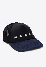 Marni Logo Print Baseball Cap Blue CLZC0141P1UAN10000N99_75748
