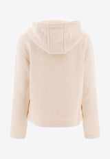 Max Mara Logo-Embroidered Hooded Sweatshirt 2511921018600GARY001_75852