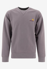 Carhartt Wip American Script Sweatshirt Gray I0254752LR.XX_75889