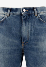 Givenchy Straight-Leg Faded Jeans Blue BM51HB5YB6426_75922