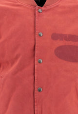 Ghost Logo Bomber Jacket