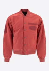 Ghost Logo Bomber Jacket