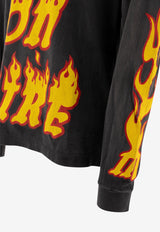 Logo-Printed Crewneck Sweatshirt