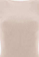 Sportmax Alcide Knit Top 2512361111600ALCIDE003_75778 Beige