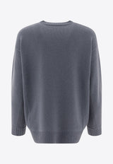 Max Mara Fido 1951 Oversized Wool Sweater Blue 2511361191600FIDO046_75790