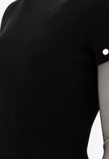 Sportmax Alcide Knit Top 2512361111600ALCIDE004_75796 Black