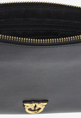 PINKO Classic Flat Love Clutch Bag Black 100455A0F1Z99Q_76225