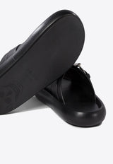 Alexander McQueen Double-Strap Sandals in Leather 809960WIACT1064_76290