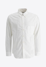 Nonnative Logo-Embroidered Buttoned Shirt NN-S4504WHITE_76349