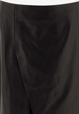 Loulou Studio Leather Mini Skirt Black EKAREBLACK_76371