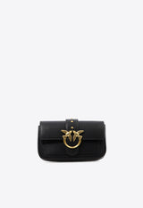 PINKO Pocket Love Leather Chain Crossbody Bags Black 100061A0F1Z99Q_75569