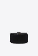 PINKO Pocket Love Leather Chain Crossbody Bags Black 100061A0F1Z99Q_75569