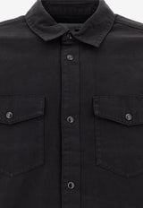 Carhartt Wip Santa Fe Long-Sleeved Shirt Black I03438489.GD_76561