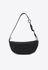 Ferragamo Small Smile Zipped Hobo Bag Black 0782182_76692