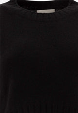 Loulou Studio Cashmere Cropped Sweater Black MORABLACK_76665